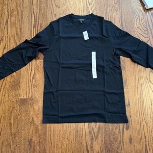 NWT Black Long Sleeve T-Shirt Luxe- Sz M
